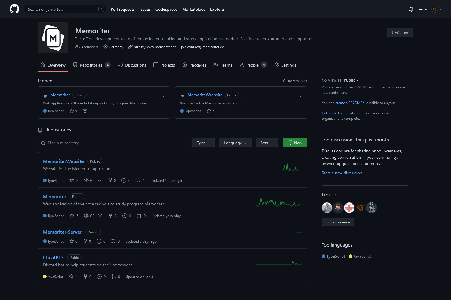 Open source repository